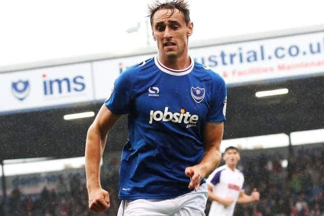 Pompey defender Brandon Haunstrup