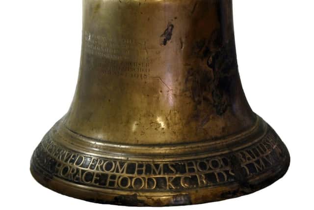 The ship's bell from HMS Hood will be put on display in the new attraction