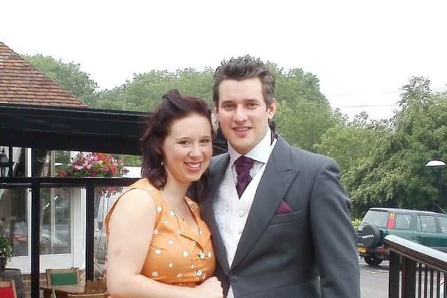 Kerry Harvey and Matt Biggin at a friend's wedding in June 2011 SUS-140225-142301001