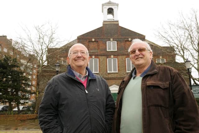 Andy Pottinger, 65, left, with Jim Steele, 67.Picture by:  Malcolm Wells