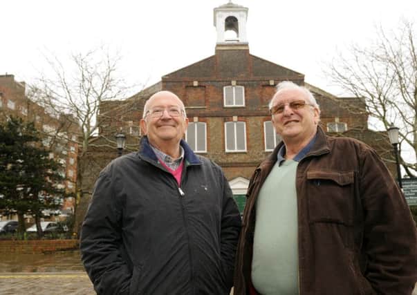Andy Pottinger, 65, left, with Jim Steele, 67.

Picture by:  Malcolm Wells