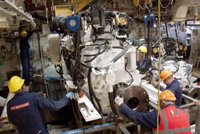 Workers at BAE Systems