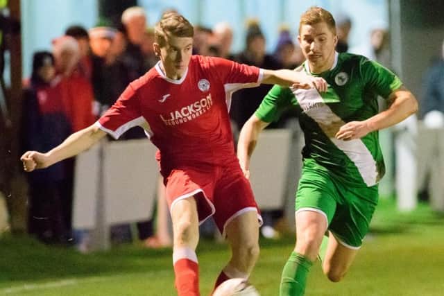 Harry Jackson netted a hat-trick for Horndean against Team Solent. Picture: Keith Woodland