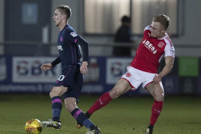 Adam May on the ball at Fleetwood. Picture: Mark Robinson