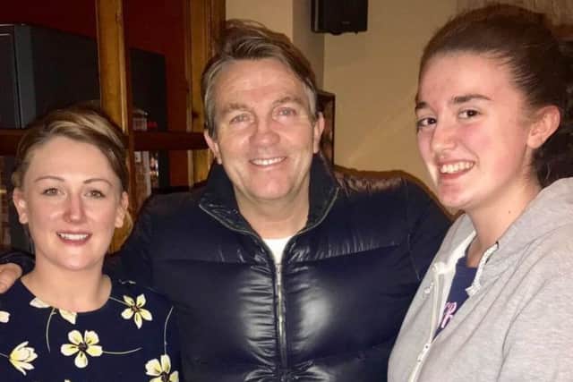 Bradley Walsh photographed with Chelsea Fitton (left) and Lauren Murphy. Picture: Chelsea Fitton