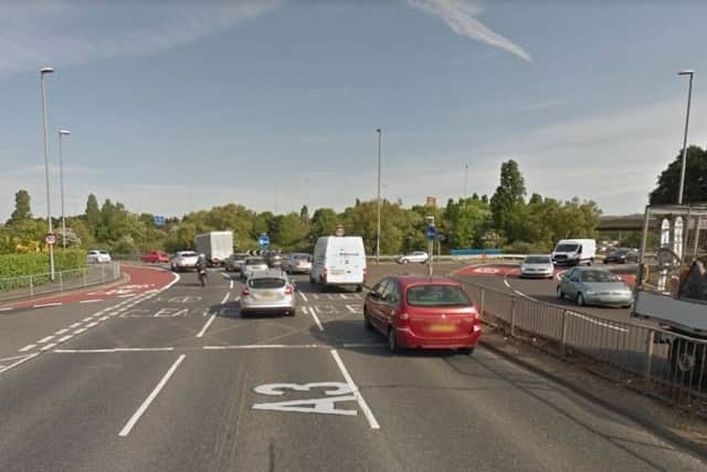 The Portsbridge Roundabout / A3 at Hilsea, toward Cosham. Picture: Google Street View