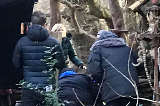 Jodie Whittaker filming Doctor Who at Little Woodham village in Gosport. Picture: Lewis Jefferies