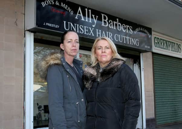 Manager Angela Grant and owner Jodie Priestley at Ally Barbers in Allaway Avenue, Paulsgrove     Picture: Habibur Rahman