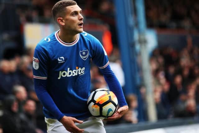 Pompey midfielder Stuart O'Keefe. Picture: Joe Pepler