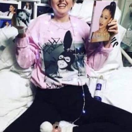 A picture of Katie Scannell was shared by singer Ariana Grande