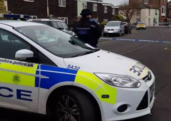 Police in Middle Street
