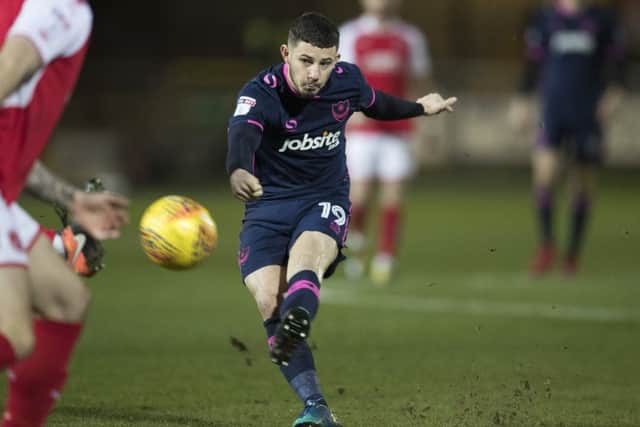 Pompey striker Conor Chaplin Picture: Mark Robinson
