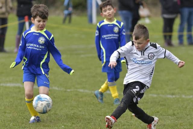 Action from East Lodge Youth Mustangs versus Gosport Youth. Picture: Neil Marshall (171736-037)