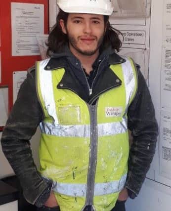 Joe Newman, Taylor Wimpey's apprentice of the year