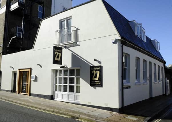 Restaurant 27 at Southsea has been voted number one in Hampshire on Trip Advisor