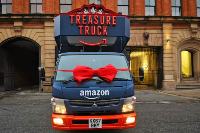 Amazon Treasure Truck. Picture: Rui VieIra/PA Wire