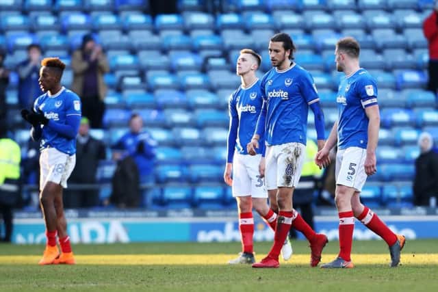 Pompey suffered against Blackpool. Picture: Joe Pepler