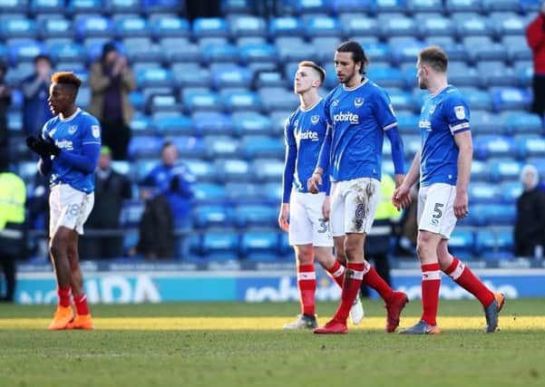 Pompey suffered against Blackpool. Picture: Joe Pepler