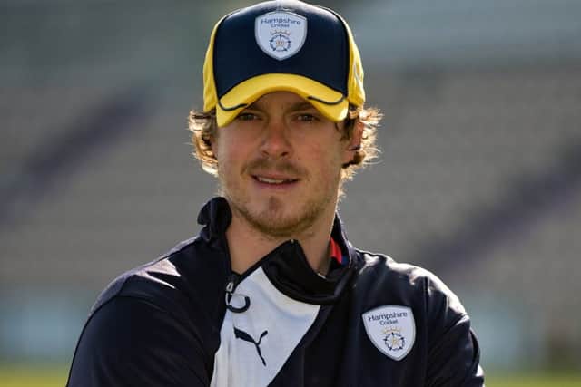 Sam Northeast was unveiled at a Hampshire press conference on Friday. Picture: www.davevokes.photography