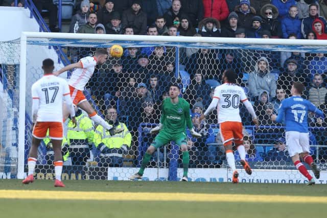 Pompey fell flat against Blackpool. Picture: Joe Pepler