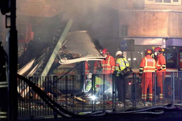 Four people have died with several others injured following the incident. Photo:  Aaron Chown/PA Wire POLICE_Explosion_222345.JPG