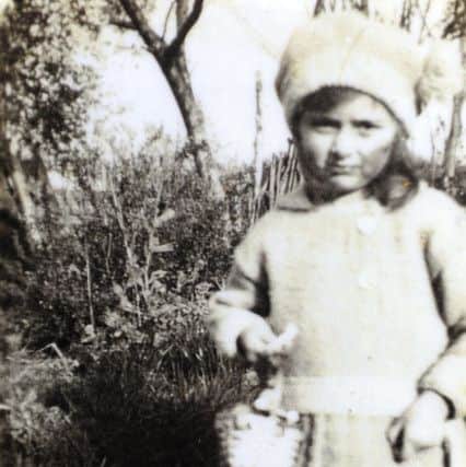 Nearly a whole century ago... Marjorie as a little girl