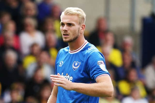 CHANGE: I would like to see Jack Whatmough replace Burgess
Pompey's Jack Whatmough pictured in the Oxford United v Portsmouth game back in August last year
Picture: Joe Pepler/PinPep Media