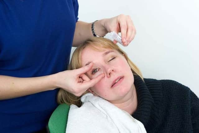 St John Ambulance gives advice on dealing with a foreign object in the eye