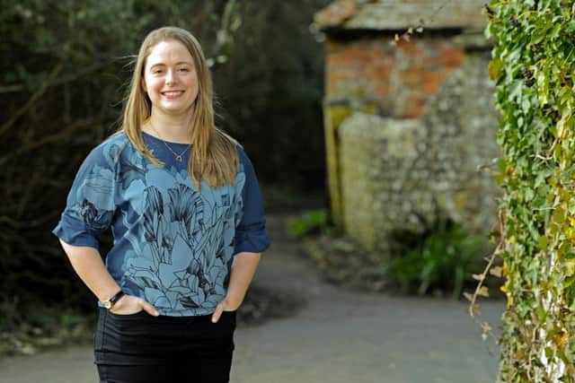 Kim Norris is an incredible young woman  and won the  Rising Star Award - awarded to women excelling in technology Picture by:  Malcolm Wells (180222-7390)