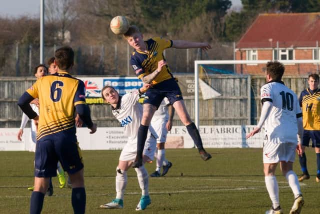 Gosport Borough lost to Stratford. Picture: Duncan Shepherd