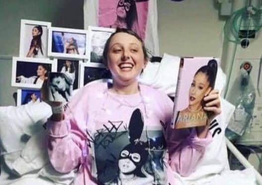 A picture of Katie Scannell was shared by singer Ariana Grande