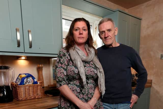 Antonia Wood and Ken Morgan were threatened with bailiffs by a kitchen company