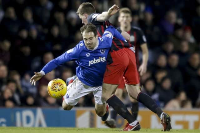 Pompey striker Brett Pitman. Picture: Robin Jones