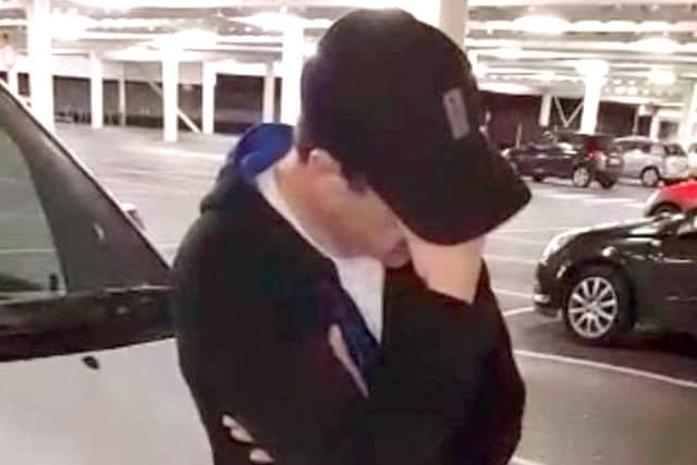 David Baker, 43, was caught by a paedophile-hunting sting. Picture from Southampton Trap