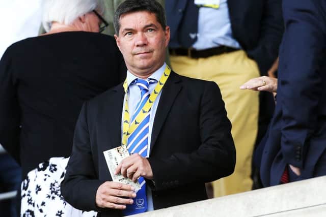 Pompey chief executive Mark Catlin. Picture: Joe Pepler