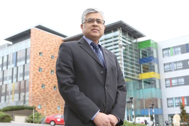 Dr Avi Agrawal is a consultant breast surgeon at QA Hospital which is currently accredited as one of only 12 National Oncoplastic Training Centres for breast burgery.  Picture: Habibur Rahman