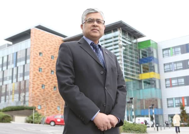 Dr Avi Agrawal is a consultant breast surgeon at QA Hospital which is currently accredited as one of only 12 National Oncoplastic Training Centres for breast burgery. Picture: Habibur Rahman