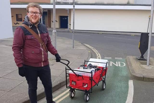 Clegg Bamber, who volunteers with Helping Hands, said he was 'sickened' by the crime