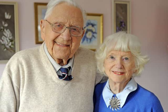 Dennis and Louise Redshaw at their home in Cowplain. Picture: Malcolm Wells (180227)