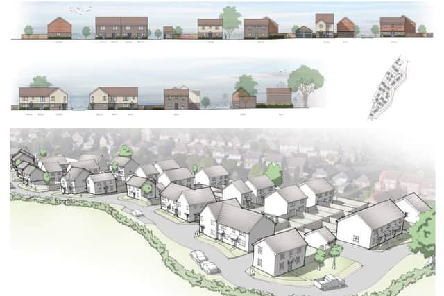 The Westwood Close development in Emsworth