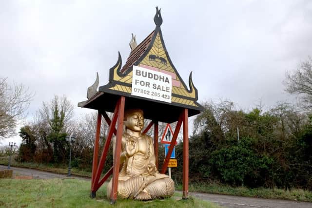 Geoffrey Townley has sold his 7ft tall Buddha