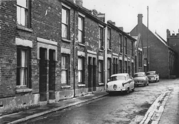 Garibaldi Street in the late 1950s. The Methodist church is on the right.