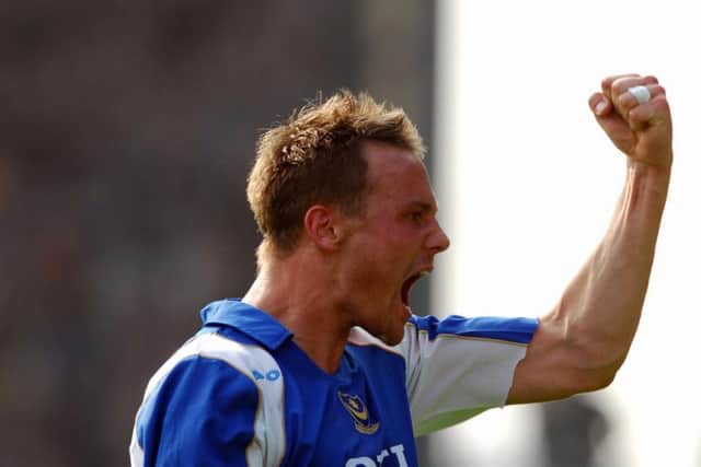 Pompey favourite Matt Taylor has taken over as temporary boss at Swindon.