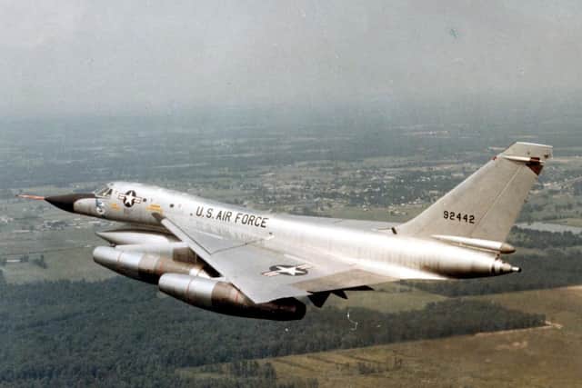 B-58 aircraft like these were used in the brilliantly-named Operation Bongo II