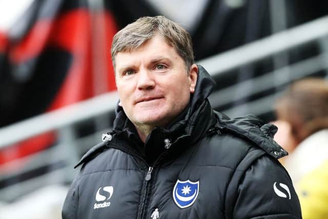 Pompey assistant boss Joe Gallen. Picture: Joe Pepler
