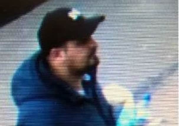 Do you know this man? CCTV of the suspect