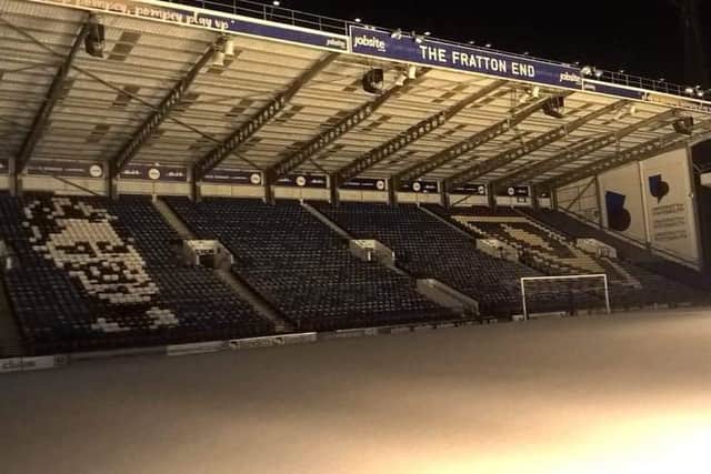 Fratton Park in the snow. Picture: Portsmouth FC