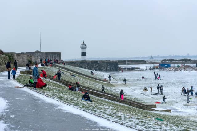 Southsea not the French alps. Picture:  Shaun Rostershaunroster.com PPP-180203-141441001