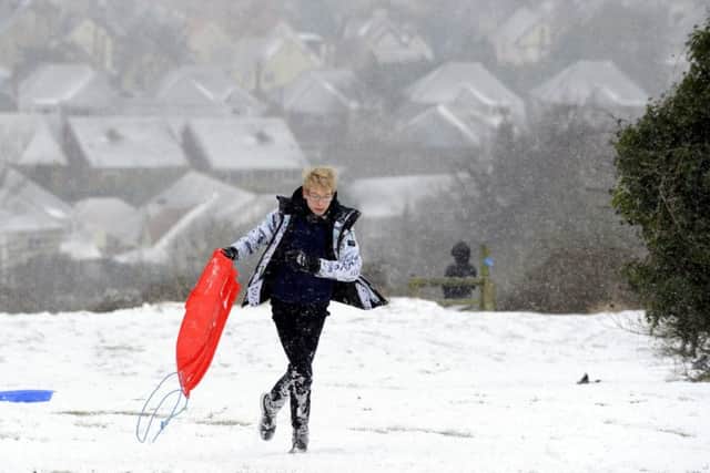 Snow on Portsdown Hill. Picture: Malcolm Wells