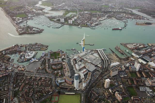 Much of Portsmouth was affected by the burst pipes